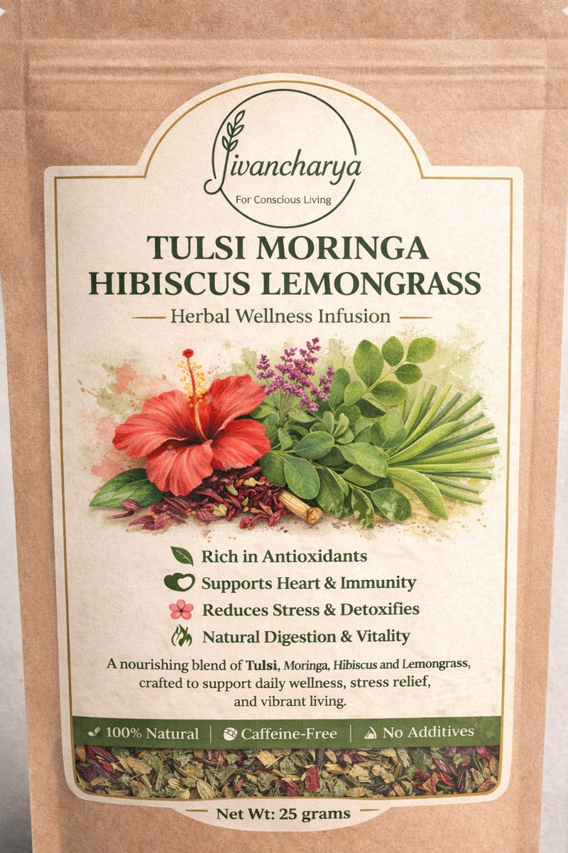 Tulsi Moringa Lemongrass Stevia Brew 25g