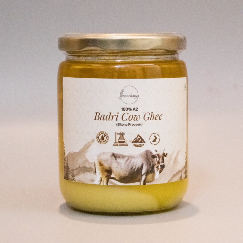Organic A2 Bilona Badri Cow Ghee 500ml