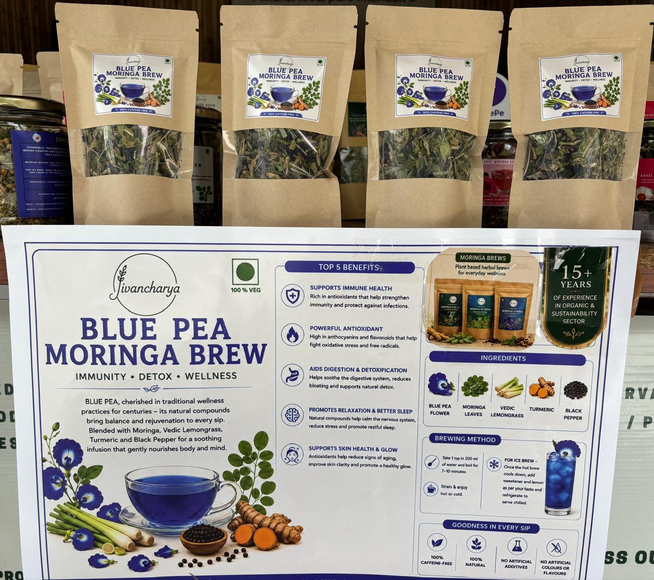 Blue Pea Moringa Brew