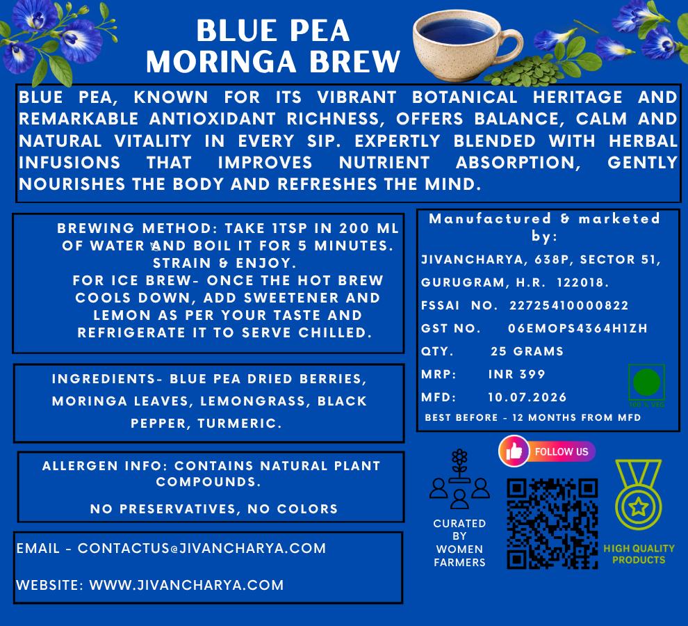 Blue Pea Moringa Brew thumbnail 2
