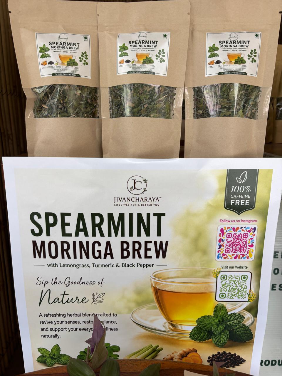 SPEARMINT MORINGA BREW