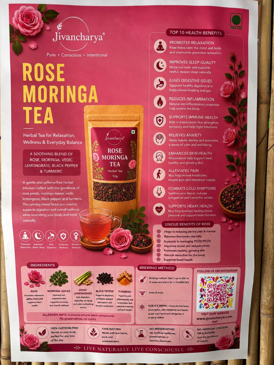 Rose Moringa Brew thumbnail 3