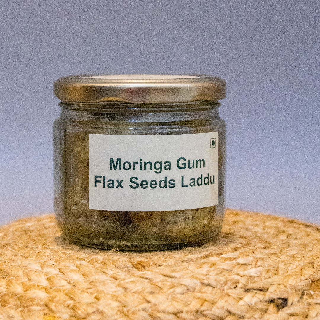 Khapli Wheat Moringa Gum Dry Fruits and Seeds Laddus